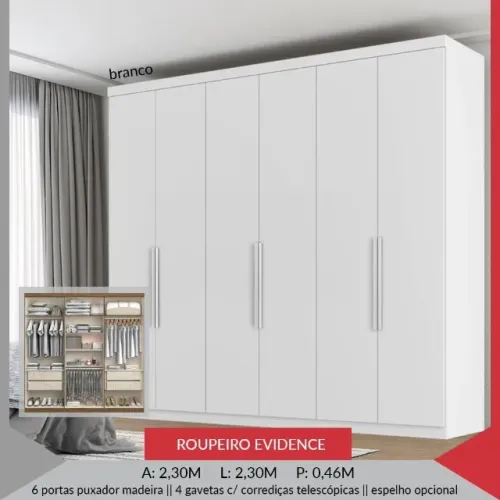 Roupeiro Evidence Casal $1.500,00