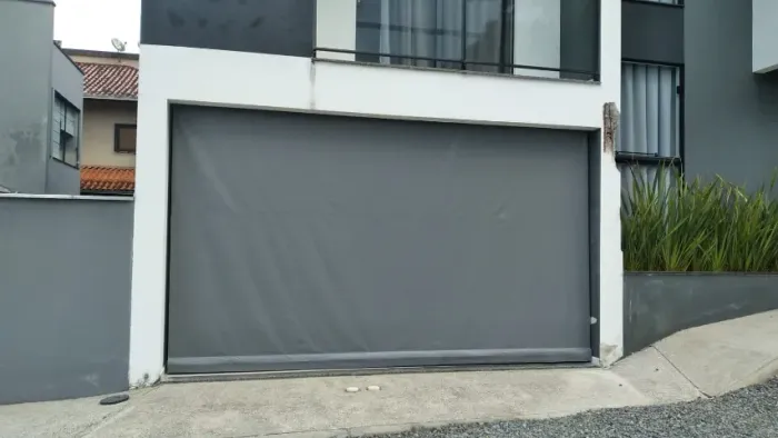 Toldo Retrátil Lona Cinza (mola retratil)