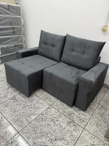 Sofá Retrátil Havaí 1,80m em Veludo - Conforto e Qualidade
