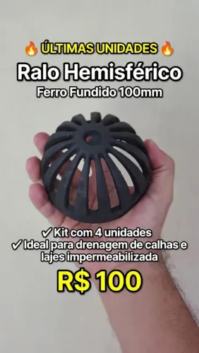 Ralo Hemisferico 100mm