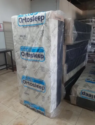 Cama box solteiro 10cm mega oferta