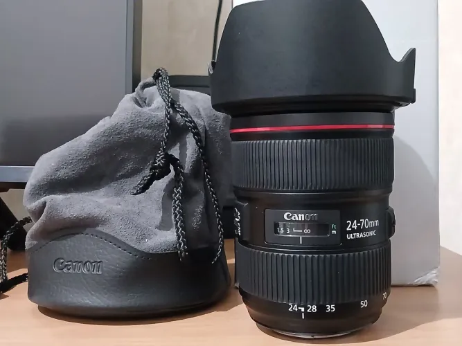Lente canon 24 70 f2.8 serie L II .NAO ENVIO