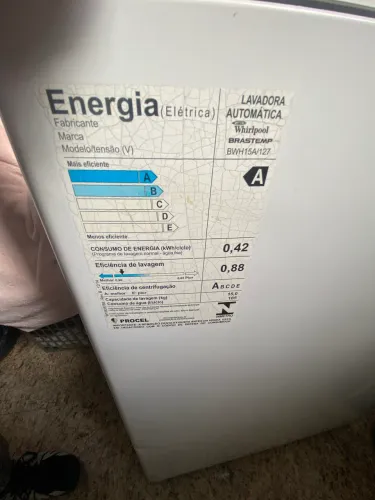 Máquina de lavar - 15kg BRASTEMP