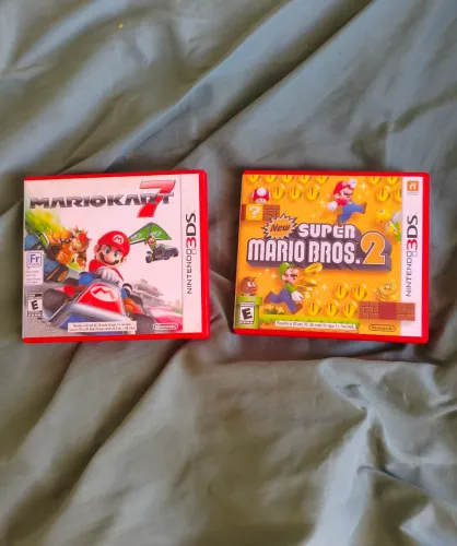 Mario kart 7 e New Super Mario 2 Nintendo 3DS