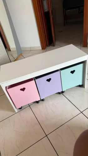 Organizador de brinquedos infantil caixas novo