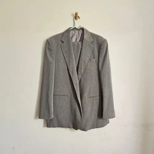 Terno Masculino Cinza Claro