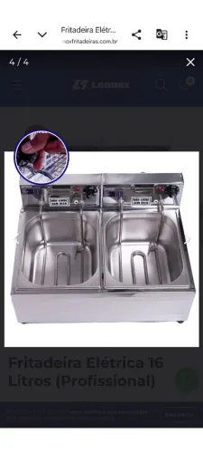 VENDO FRITADEIRA ELÉTRICA 16LITOS (Profissional)