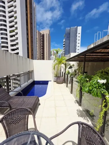 Cobertura a venda np Horto Florestal com 2 suites piscina área gourmet e 3 vagas