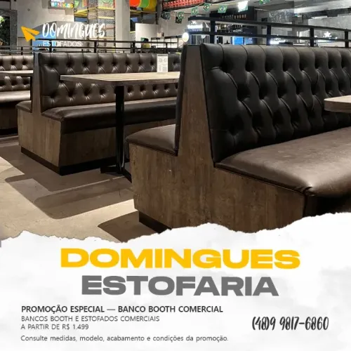 SOFÁ PERSONALIZADOS PARA RESTAURANTES E LANCHONETES