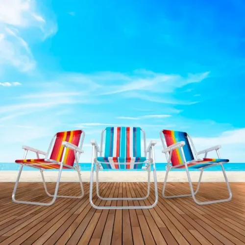 CADEIRA ALUMINIO FIXA PROMO CARNAVAL