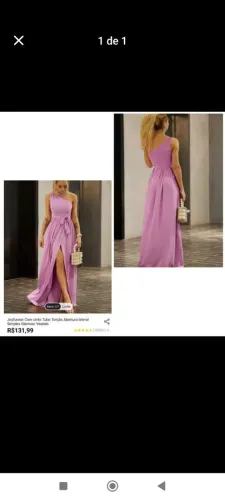 Vestido festa longo