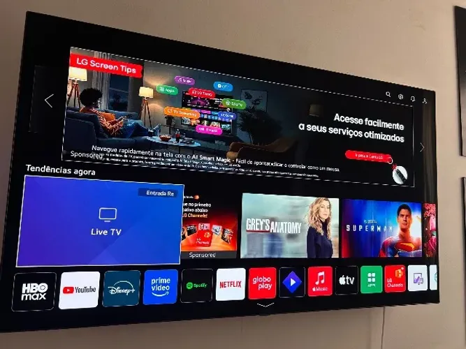 Smart TV LG OLED 55 C1 4K - 120Hz HDMI 2.1 - melhor tela premium e mais fina do mercado