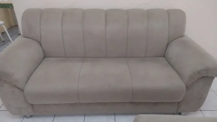 Conjunto de sofá com dois e três lugares 