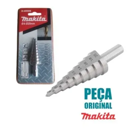 Broca Escalonada Para Metal 4 A 20mm D-40098 Makita