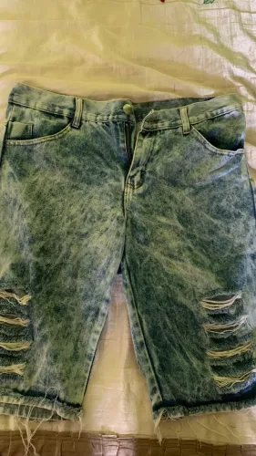 Bermuda jeans masculina 42