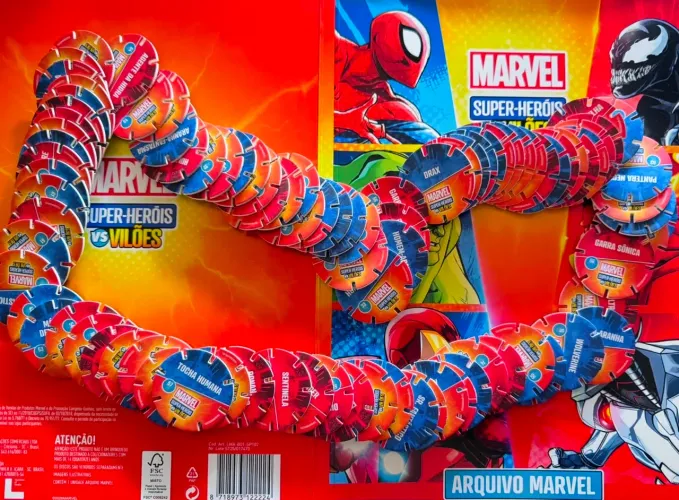 Tazos / discos bistek marvel (unidade)