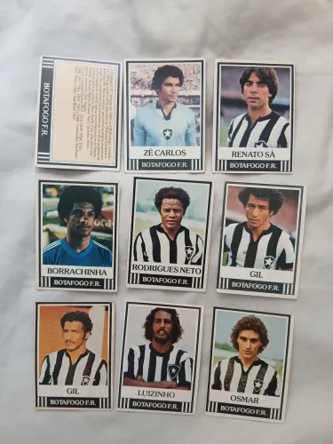 Lote de cards ping pong- Botafogo