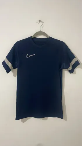 camisa nike dri-fit azul p