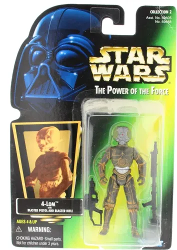 4 Lom - : Power Of The Force - Star Wars Kenner