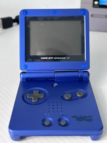 Game Boy Advance SP Azul + Bateria Melhorada | Excelente Estado
