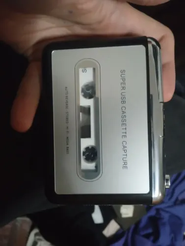 Walkman. Tocador de fita cacete.