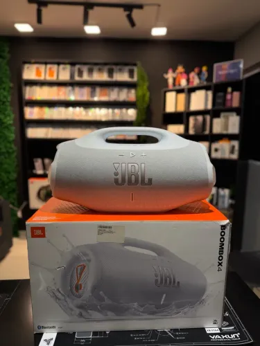 JBL BOOMBOX 4 DA BRANCA SEMINOVA!!!! EM OFERTA
