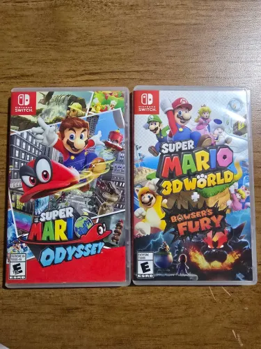 Jogos do nintendo switch 2 jogos do mario