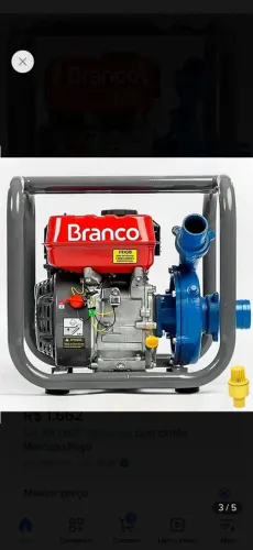 MOTOBOMBA A GASOLINA USADA
