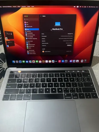MacBook Pro 13 2017 i5 3.1GHz 8GB RAM SSD 512GB 