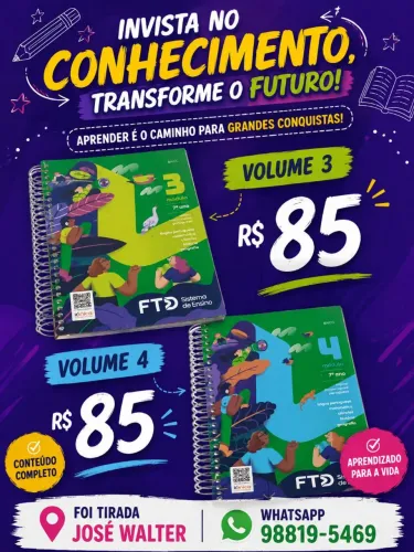 Livro Sistema de ensino FTD 7° Ano