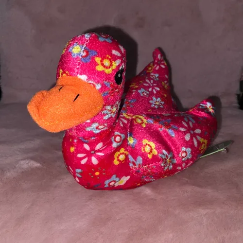 Pato Fofo Rosa de Pelúcia