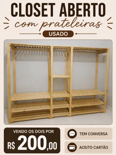 Closet aberto