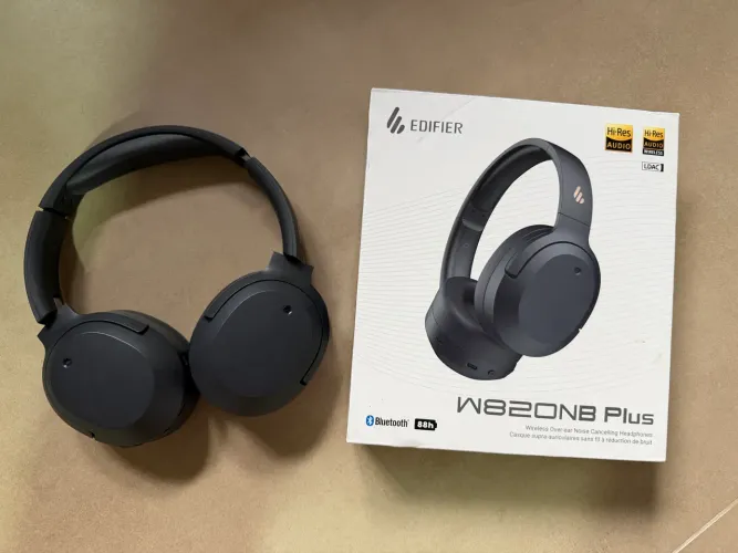Fone De Ouvido Edifier W820nb Plus V25 Bluetooth 6.1 Cinza Escuro