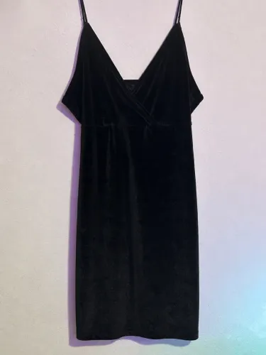 vestido veludo shein