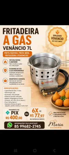 Fritadeira a gás