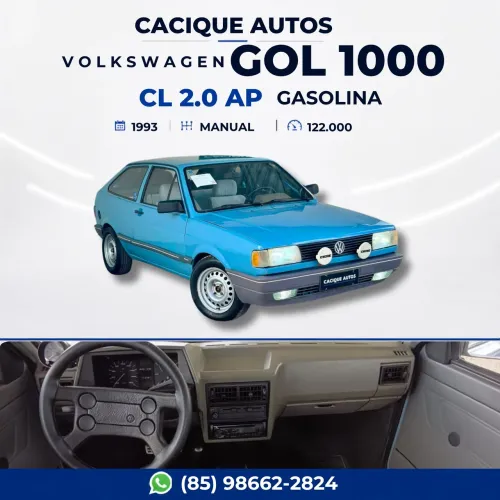Volkswagen Gol Geração I 1000 2P 1993