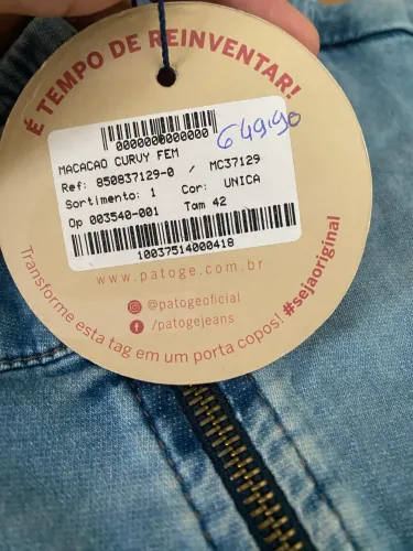 Macacão jeans