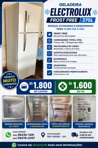 Geladeira Electrolux Frost Free 370 L