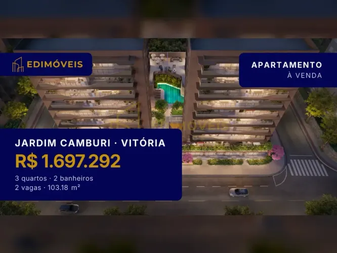 Apartamento 3 suítes em Jardim Camburi, ideal para famílias modernas
