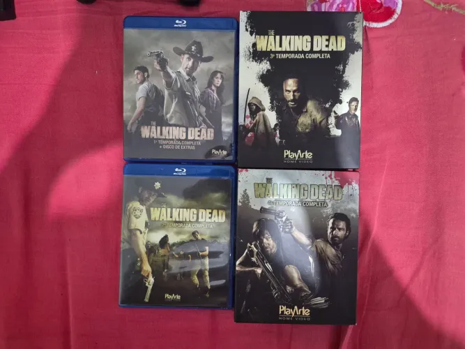 Coleção The Walking dead bluray primeira a quarta temporada