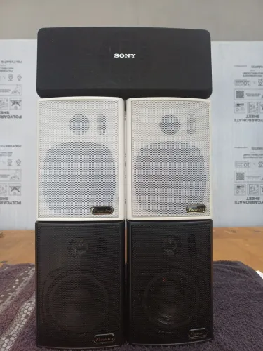 Caixa Premier 4" 50WRMS Ludovico + Central Sony SS-CN12