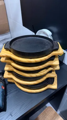 Chapa de ferro base mandeira