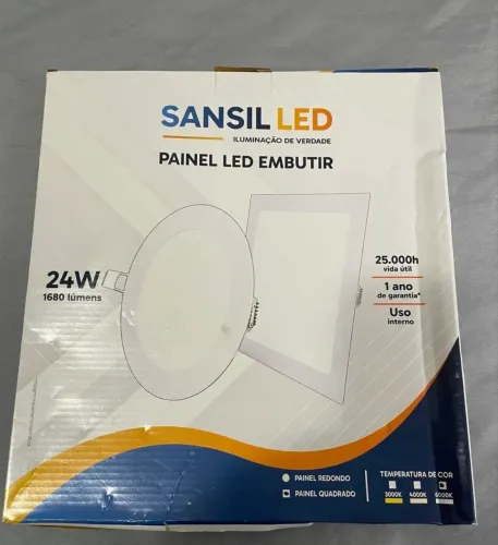 Luminária PVC e GESSO nunca usada ! 