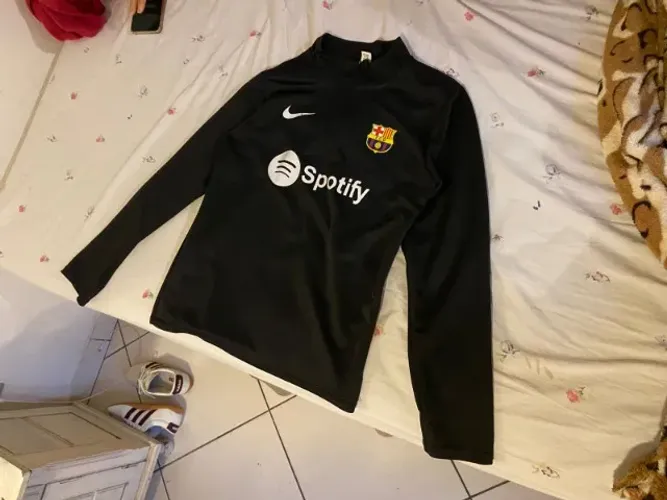 camisa manga longa do barcelona