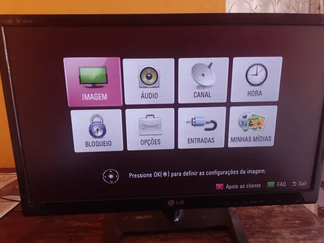 Tv LG não sintoniza canais