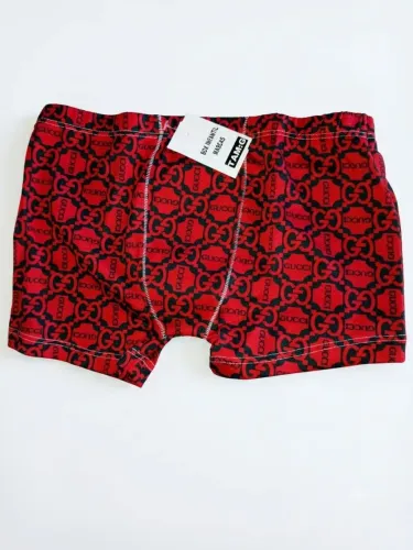Cueca boxer vermelha infantil tamanho G