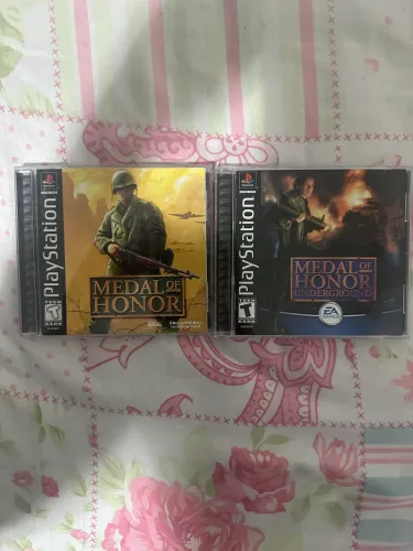 Medal of honor e medal of honor underground Ps1 (usado)