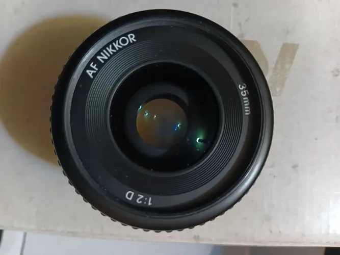 Lentes nikon 35mm 2.0 + lente nikon 50mm 1.8 não vendo pela olx pay
