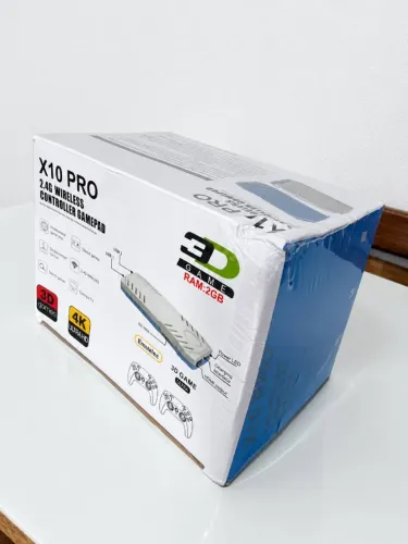X10 PRO Game Stick 4K 128G HD TV Console De Videogame Controlador Retrô Duplo 50000