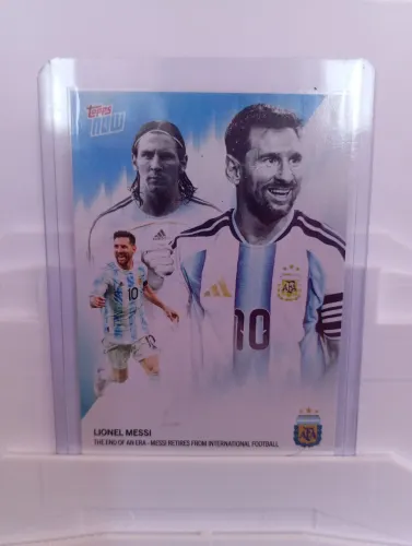 Card 001 Lionel Messi aposentadoria seleção Argentina